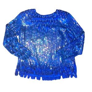 Swee lo vintage sequins top S